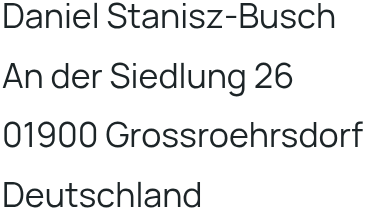 Name und Anschrift des Anbieters